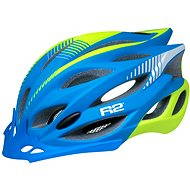 R2 Wind matt blue neon M - Bike Helmet