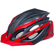 R2 Pro-tec matt gray red L - Bike Helmet