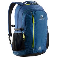 Salomon Wanderer 30 Midnight blue / green Gecko - Backpack