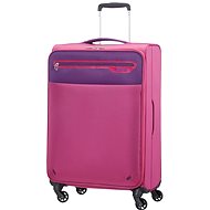 American Tourister Lightway 4-Wheel 67cm Medium Spinner Suitcase Pink/Purple - Suitcase