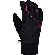 Hannah Palm Anthracite / bright rose XS - Ski Gloves