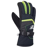 Hannah Stroke Anthracite / green macaw M - Ski Gloves