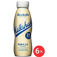 BAREBELLS Protein Milkshake Vanilla 6 x 330 ml - Protein drink