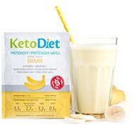 KetoDiet Protein Drink Banana Flavour (7 servings) - Keto Diet