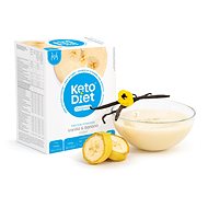 KetoDiet Protein Porridge - vanilla and banana flavour (7 servings) - Keto Diet