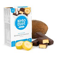 KetoDiet Proteinové tyčinky -  příchuť kokos-banán (14 ks) - Ketodieta