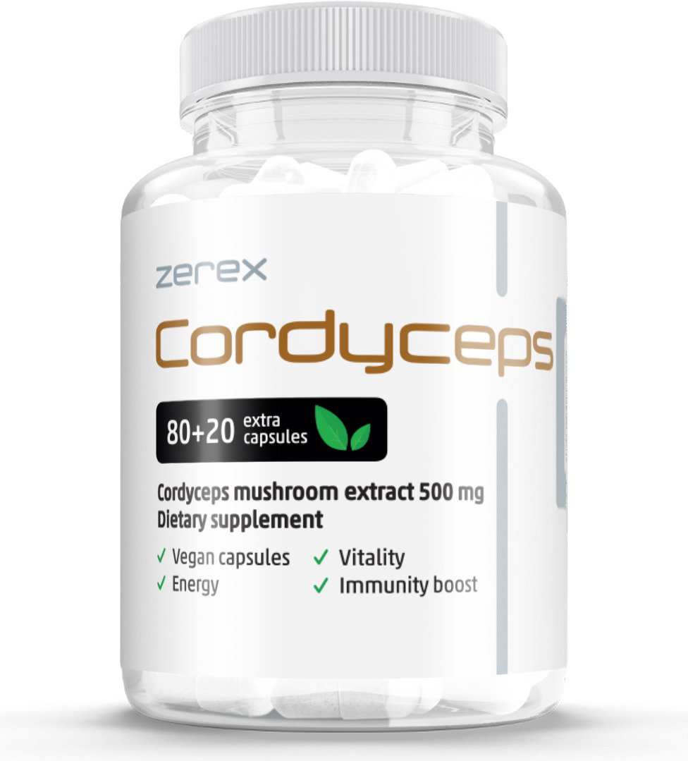 Zerex Cordyceps, 100 capsules - Cordyceps