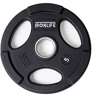 IRONLIFE Olympic rubberized disc Deluxe 5 kg - Gym Weight