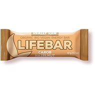 Lifefood Lifebar RAW BIO 47 g, carob with hazelnuts - Raw Bar