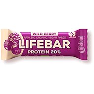Lifefood Lifebar Protein RAW BIO 47 g, forest fruit - Protein Bar
