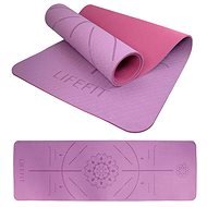 LIFEFIT YOGA MAT RELAX DUO, 183x58x0,6cm, burgundy - Yoga Mat