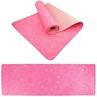 LIFEFIT YOGA MAT MANDALA DUO, 183x58x0,6cm, pink - Yoga Mat