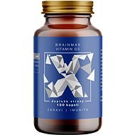 BrainMax Vitamín D3, 5000 IU, 120 rastlinných kapsúl - Vitamín D