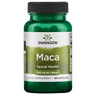 Swanson Maca Extract (Peruvian Cress), 500 mg, 60 vegetable capsules - Maca
