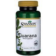 Swanson Guarana, 500 mg, 100 kapslí - Guarana