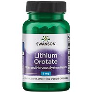 Swanson Lithium Orotate, 5 mg, 60 capsules - Dietary Supplement