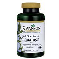 Swanson Full Spectrum Cinnamon 375 mg (broad spectrum cinnamon), 180 capsules - Dietary Supplement