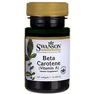 Swanson Beta-karotén (Vitamin A) , 10000 IU, 100 softgels - Doplnok stravy