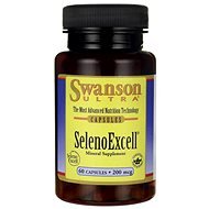 Swanson SelenoExcell®, Organický Selén, 200 mcg, 60 kapsúl - Doplnok stravy