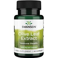 Swanson Olive Leaf Extract 500 mg (Extrakt z olivových listov), 60 kapsúl - Doplnok stravy