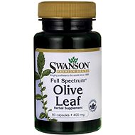 Swanson Full Spectrum Olive Leaf, 400mg (Olive Leaf Extract), 60 capsules - Dietary Supplement