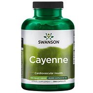 Swanson Cayenne (Kajenské korenie), 450 mg, 300 kapsúl - Doplnok stravy