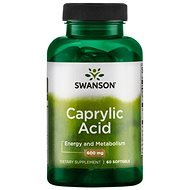 Swanson Caprylic Acid (Caprylic Acid), 600 mg, 60 capsules - Dietary Supplement