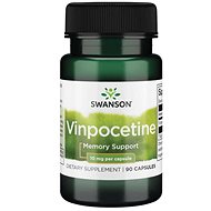 Swanson Vinpocetine (memory support), 10 mg, 90 capsules - Dietary Supplement