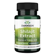 Swanson Shilajit Extract - 400 mg, 60 vegetable capsules - Shilajit