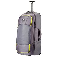High Sierra Duffel on wheels M Grey/Citrus yellow 80a - Suitcase