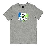 Rip Curl LOGO SLANT SS TEE Concrete Marie 12 - T-Shirt