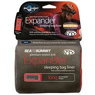 Sea to Summit expander liner Long navy bluewith Pillow - Sleeping Bag Liner