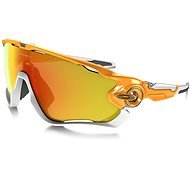 Oakley Jawbreaker Atomic orange/fire iridium pol - Cycling Glasses