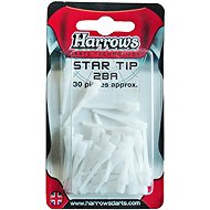 Harrows STAR SOFT 3 × 30 pcs in blister pack, white - Dart Tips