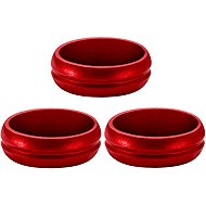 Mission F-Lock Rings - 4 × 3 pcs - red - F-Lock Ring