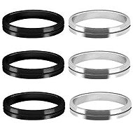 Mission S-Lock Rings - 4 × 3 pcs - silver - F-Lock Ring