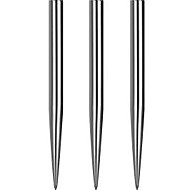 Mission Metal Glide Tips - Silver - 2 × 30 mm - Dart Tips