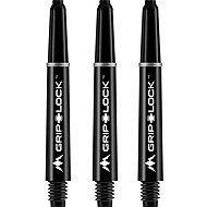 Mission GripLock handles - midi - black 2 pcs - Dart Shafts