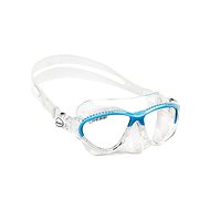 Children's mask Cressi MOON 5-12 years, transp. /blue - Snorkel Mask