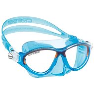 Children's mask Cressi MOON 5-12 years, blue/orange - Snorkel Mask