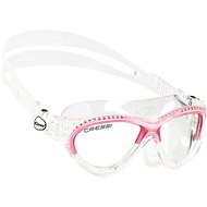 Cressi MINI COBRA, children's, 7-15 years clear glass, pink - Swimming Goggles