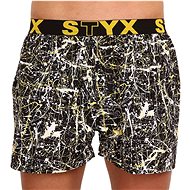 Styx B1355 - black and yellow, sizing. L - Boxer Shorts