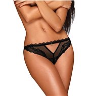 Obsessive Millagro - black, size 5 mm, waistband. L - Pants