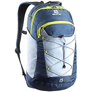 Salomon CONTOUR 25 Midnight blue / stone blue / green gecko - Backpack