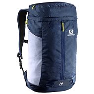 Salomon CONTOUR 20 Midnight blue / stone blue / green gecko - Backpack