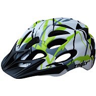 TRULY FREEDOM White Print - Bike Helmet