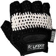 Lifefit Fit black/white sizing. L - Workout Gloves