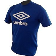 Umbro logo LRG blue size S - T-Shirt