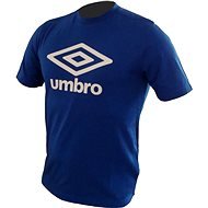 Umbro Logo LRG blau Größe L - T-Shirt