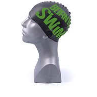 Born To Swim Black with Green Logo - Hat